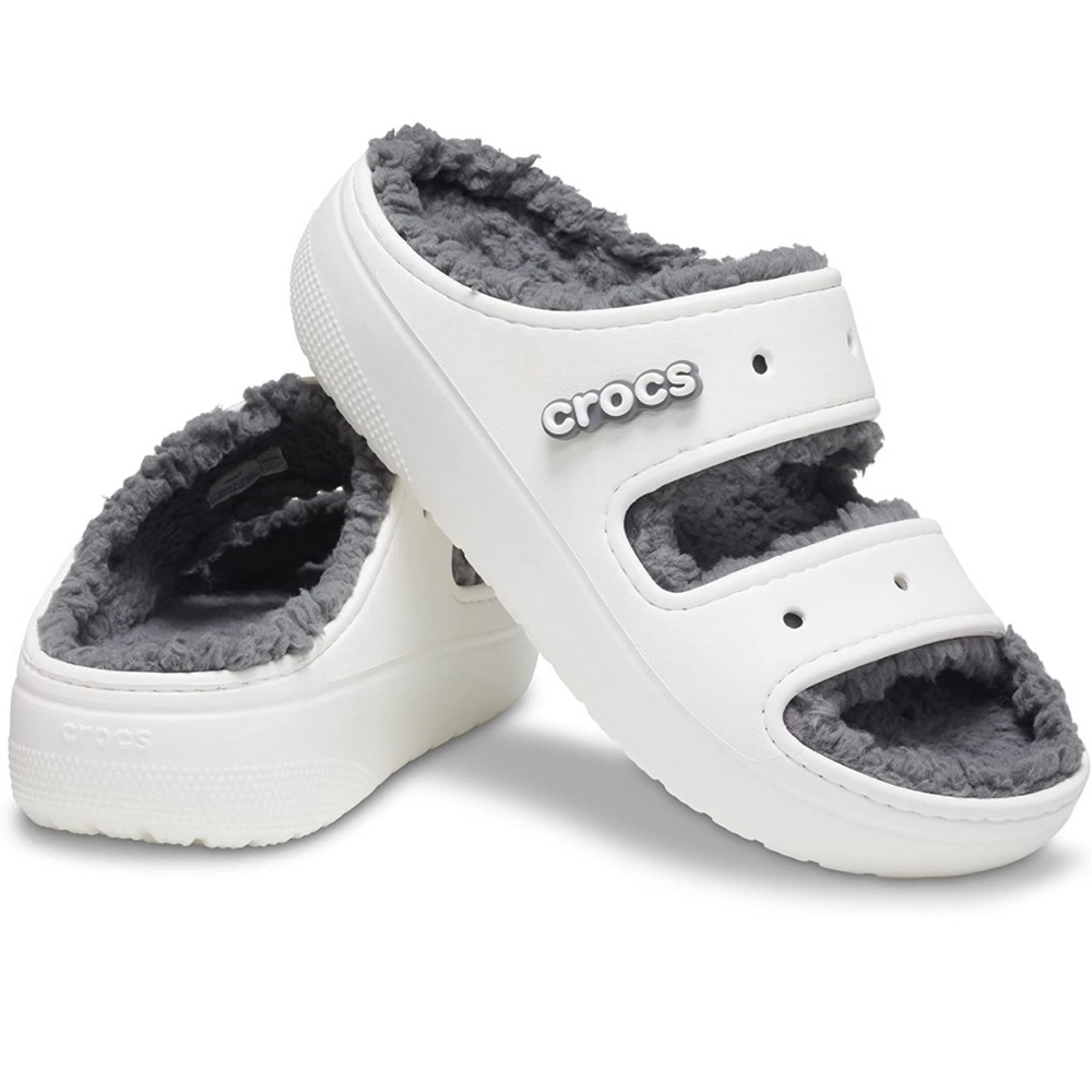 Brand new Crocs Cozzzy Sandals White Size 15 still in packaging brand new